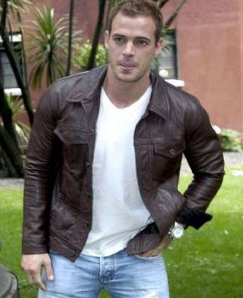 Resident Evil Final Chapter William Levy Brown Leather Jacket
